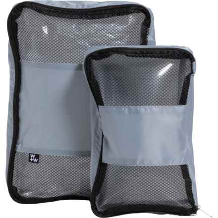 W+W Basic Packing Cubes - 2-Pack in Gray