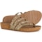 Walking Cradles Penelope Slide Sandals - Leather (For Women) in Metallic Leopard