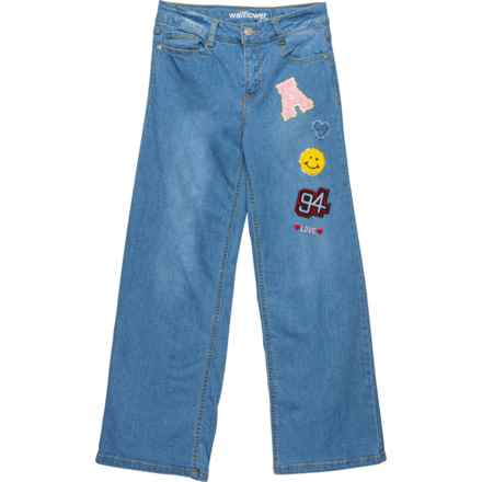 WallFlower Big Girls Alexis Wide-Leg Jeans in Denim