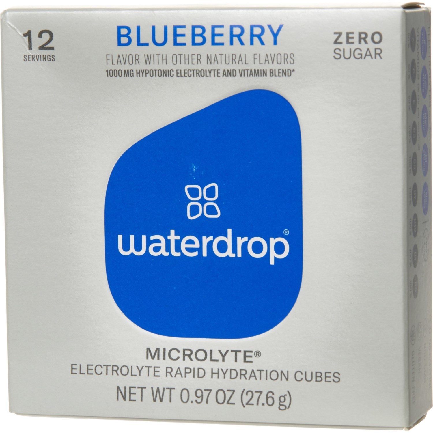 Waterdrop Microlyte Electrolyte Rapid Hydration Cubes 12 Servings
