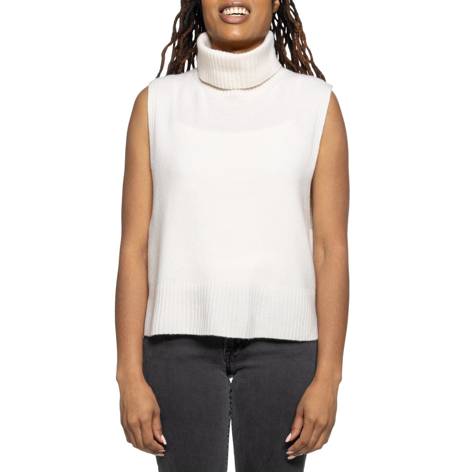 WE NORWEGIANS Geilo Turtleneck Sweater Vest - Merino Wool - Save 54%