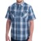 9343V_2 Weatherproof Poplin Plaid Shirt - Short Sleeve (For Men)