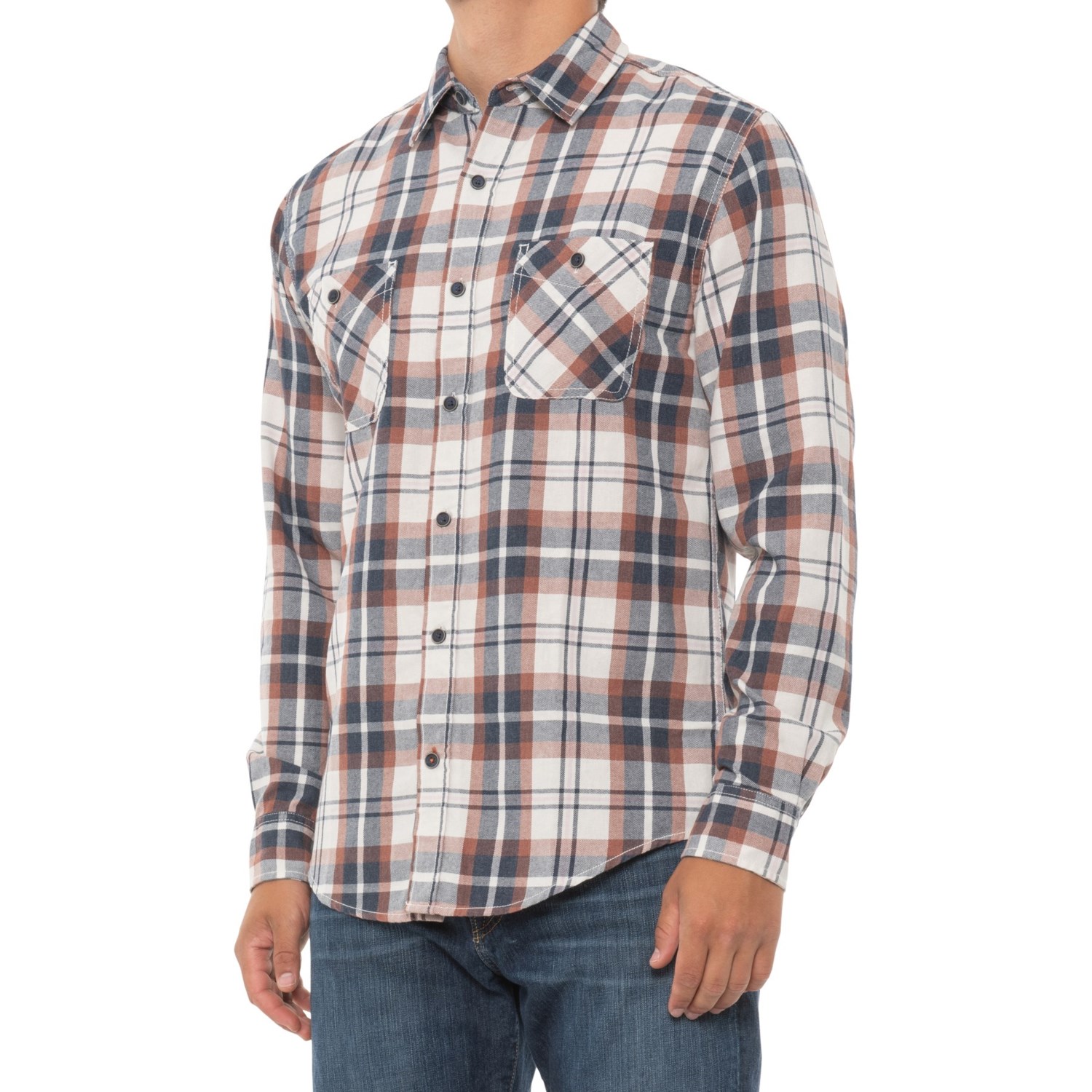 Weatherproof Vintage Burnout Plaid Flannel Shirt (For Men) - Save 56%