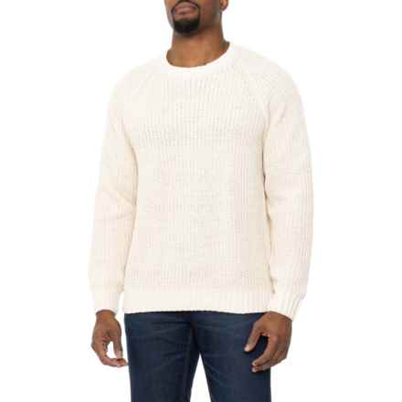 Weatherproof Vintage Chenille Basic Sweater - Crew Neck in Whitecap Grey