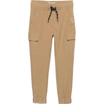 Weatherproof Vintage Little Boys Tech Cargo Joggers in Kelp