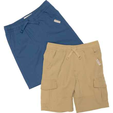 Weatherproof Vintage Little Boys Tech Shorts - 2-Pack in Ensign Blue