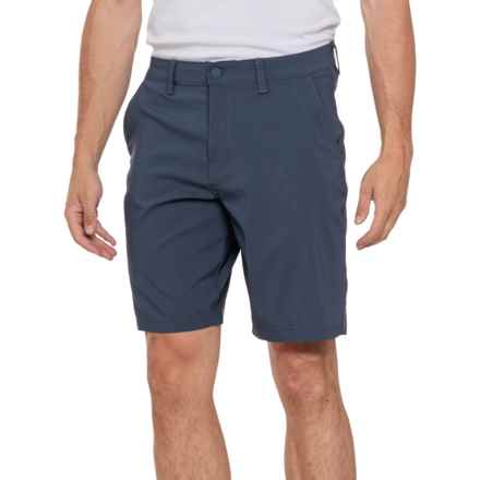 Weatherproof Vintage Momentum Faille Utility Shorts in College Blue