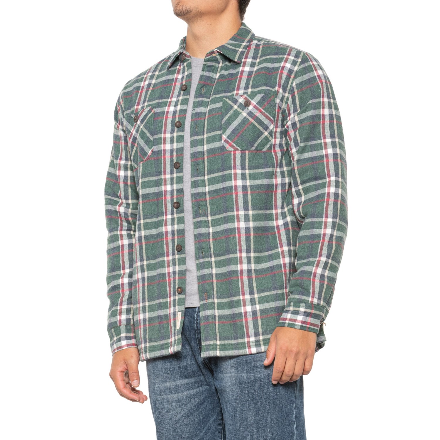 Weatherproof Vintage SherpaLined Shirt Jacket (For Men) Save 54