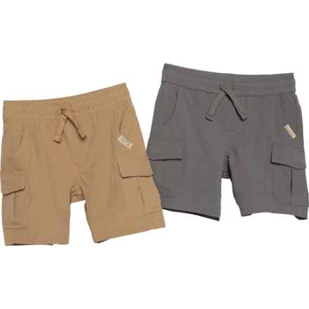 Weatherproof Vintage Toddler Boys Tech Shorts - 2-Pack in Kelp