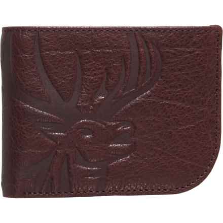 Webers Pursuit Radius Elk Bifold Wallet - Leather (For Men) in Red