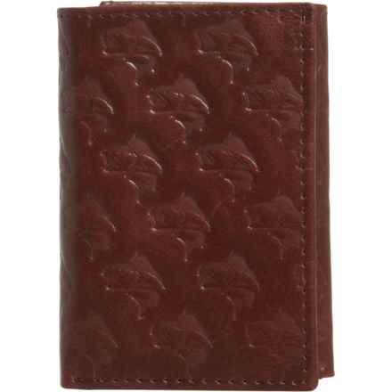 Webers Pursuit Trifold Bass Wallet - Leather (For Men) in Brown