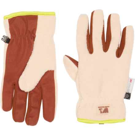 Wells Lamont Faux-Shearling Fleece Gloves in Beige