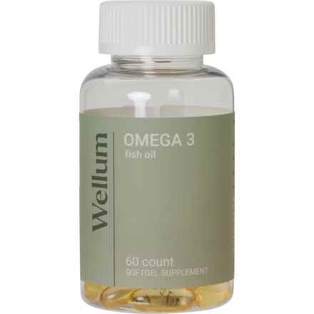 WELLUM Omega 3-6-9 Soft Gel Supplements - 60-Count in Multi