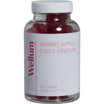 WELLUM Skinny Apple Cider Vinegar Gummies - 60-Count in Multi