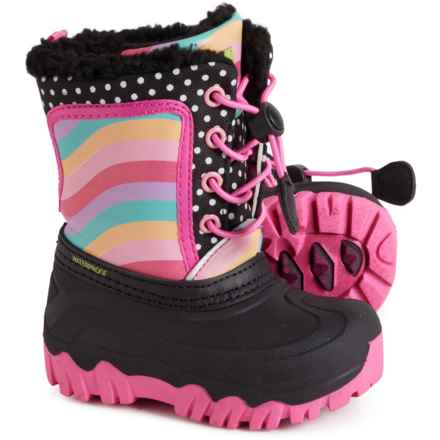 Western Chief Girls Olympic Pac Boots - Waterproof, Insulated in Rainbow