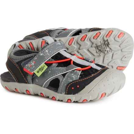 Western Chief Little Boys and Girls Beachcomber Sandal in Gray