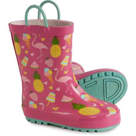 Western Chief Little Girls Summer Dreams Rain Boots - Waterproof in Berry