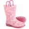 Western Chief Toddler and Little Boys and Girls Sparkle Unicorn Light-Up Rain Boots - Waterproof in Pink