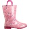 9KAHN_3 Western Chief Toddler and Little Boys and Girls Sparkle Unicorn Light-Up Rain Boots - Waterproof