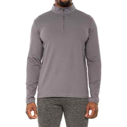 Western Rise Adapt Base Layer Top - Zip Neck, Long Sleeve in Anchor