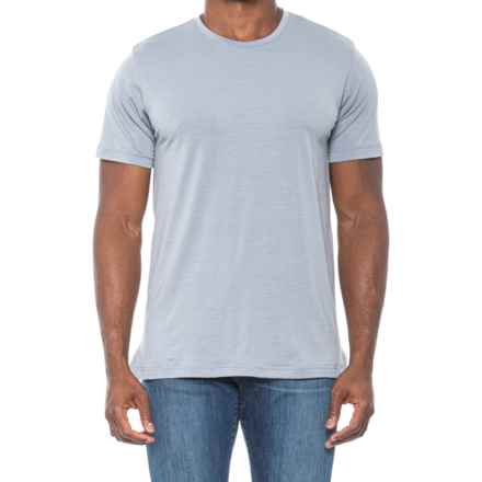 Western Rise StrongCore T-Shirt - Merino Wool, Short Sleeve in Ash