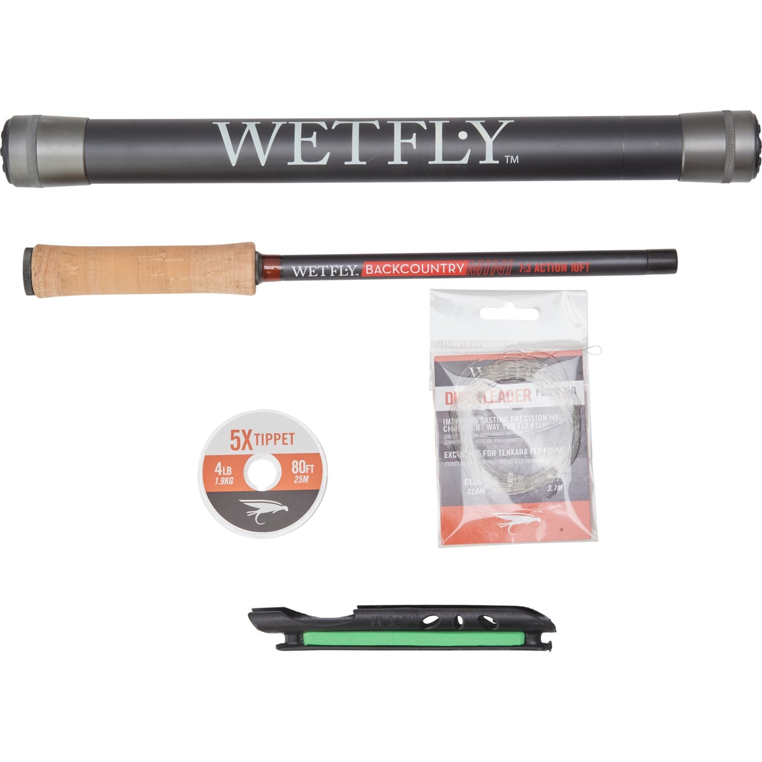 Wetfly Backcountry Mini Tenkara Fly Rod Kit 10’ Save 42