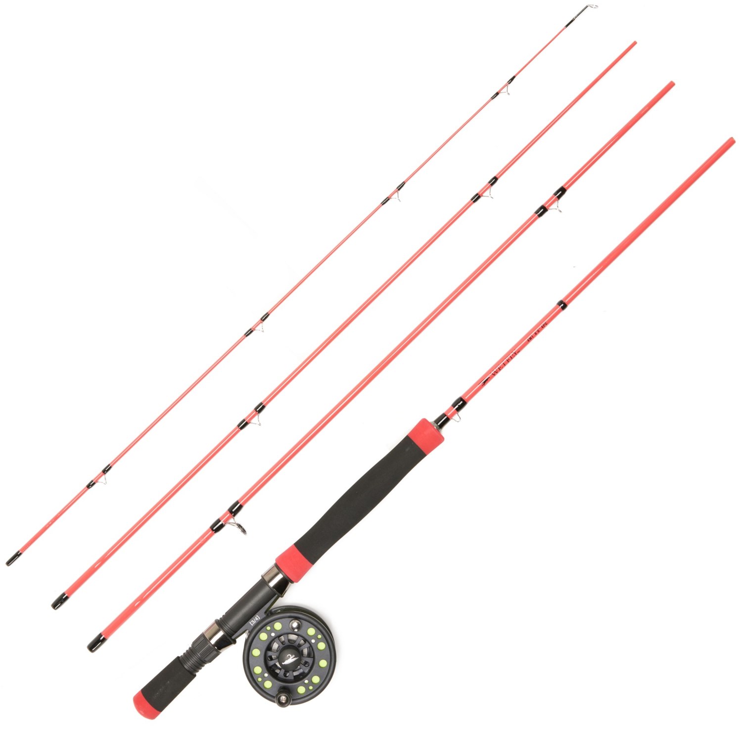 Wetfly Nano Strike Fly Rod and Reel Combo Starter Kit (For Boys and Girls)  - Save 33%