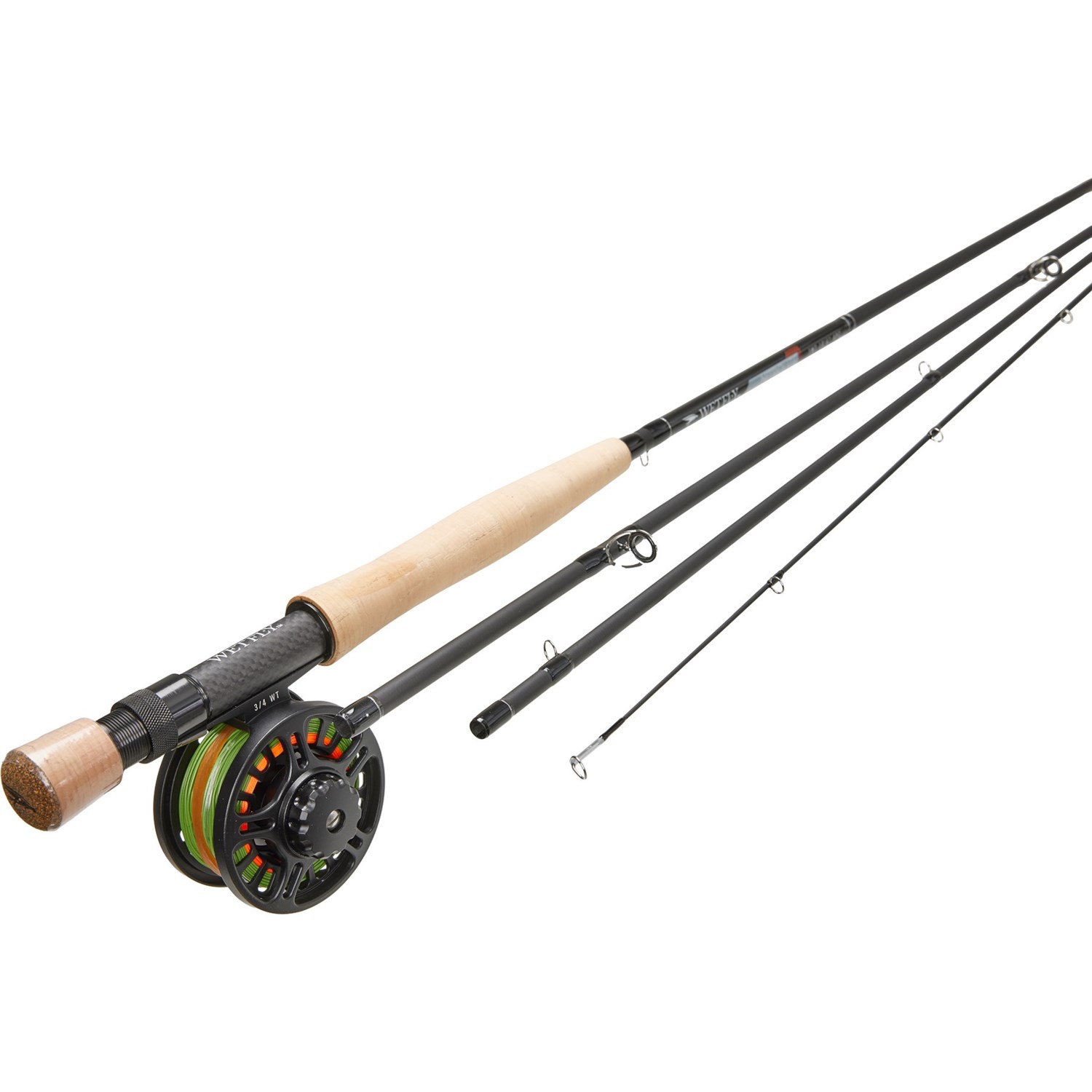 Wetfly Nitrolite Euro Nymph Pro Fly Rod and Reel Combo 3wt, 10'6