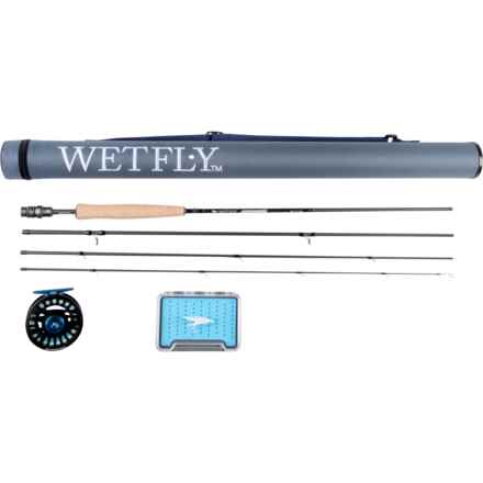 Wetfly Nitrolite Tactical Pro Fly Rod and Reel Outfit - 5wt, 9’, 4-Piece in Multi