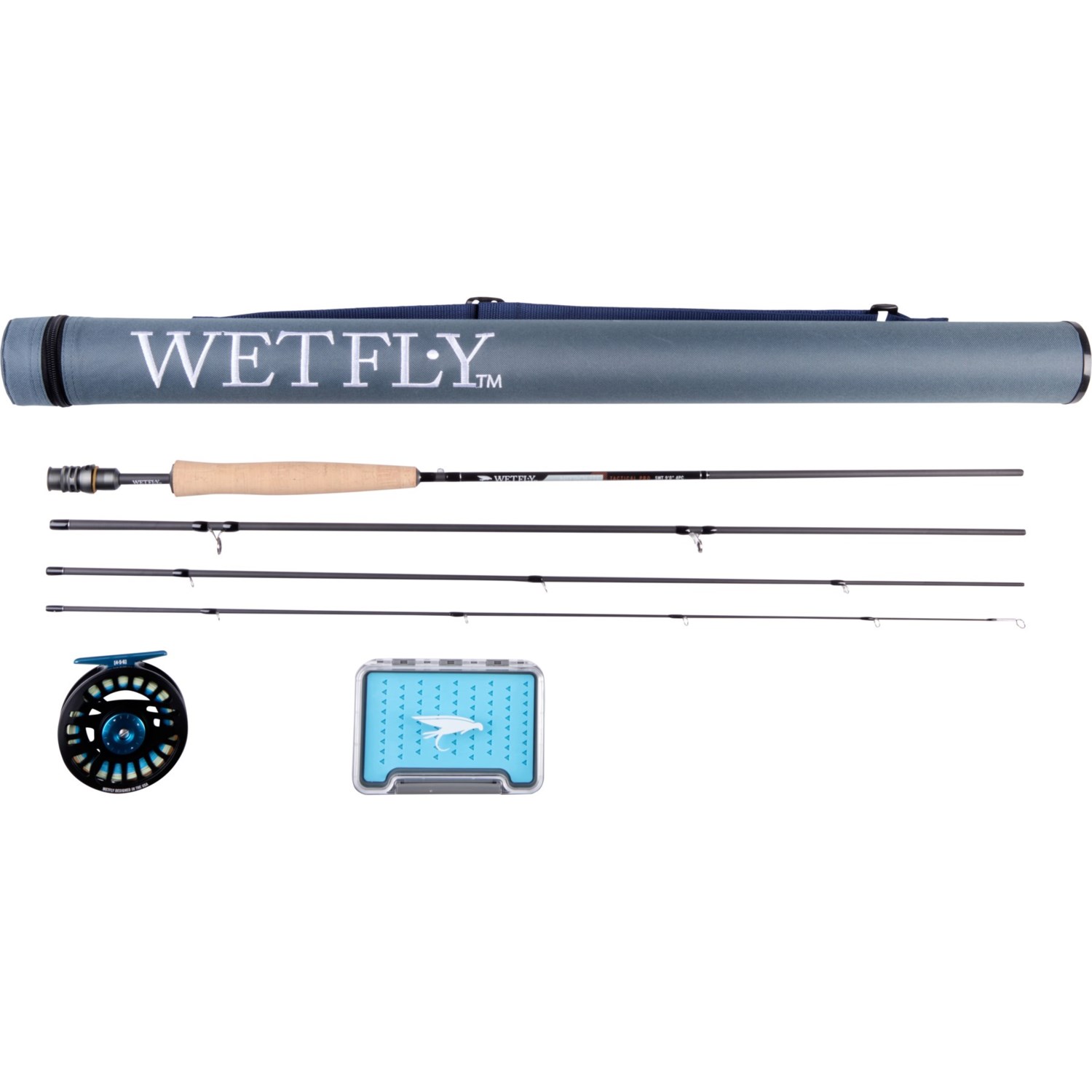 Wetfly Nitrolite Tactical Pro Fly Rod and Reel Outfit 5wt, 9’, 4