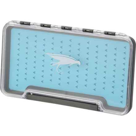 Wetfly Slim 121 Waterproof Fly Box in Teal/Grey