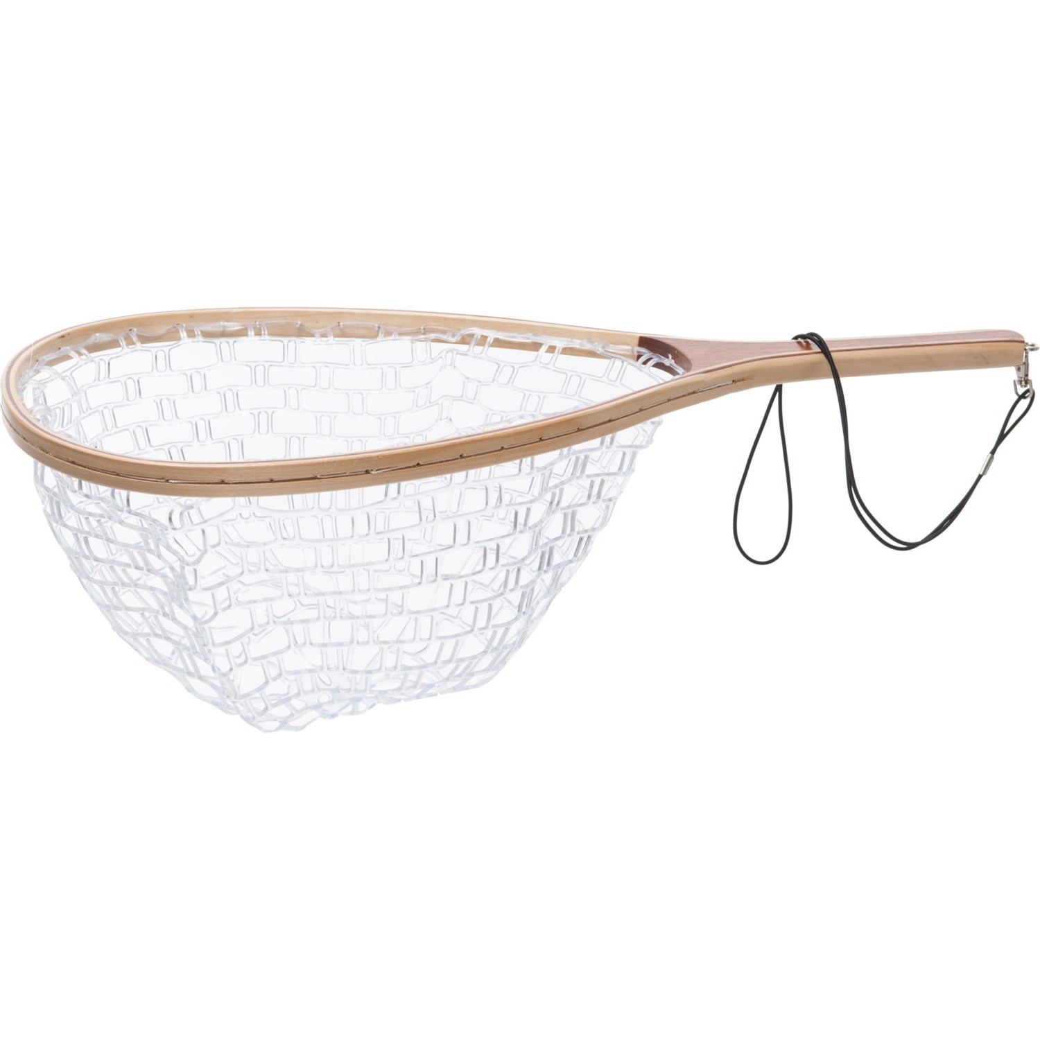 Wetfly Wooden Handled Rubber Fishing Net Small Save 50