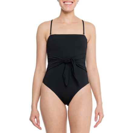 WeWoreWhat Capri One-Piece Swimsuit in Black