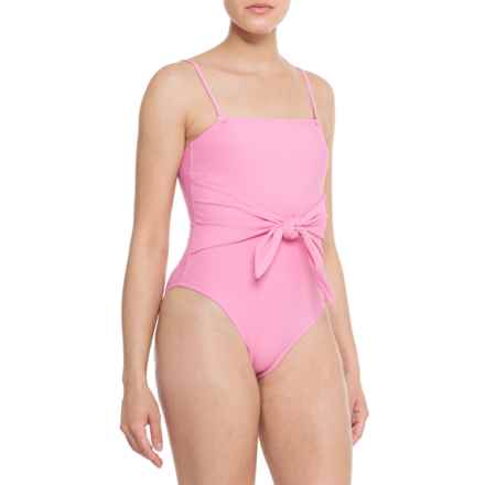 WeWoreWhat Capri One-Piece Swimsuit in Bubblegum Pink