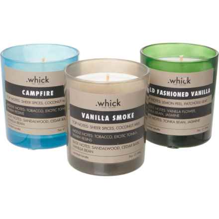 Whick 7 oz. Scented Candles - Set of 3 in Black Wood