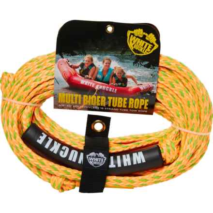 White Knuckle Multi-Rider Tube Tow Rope - 5/8”, 60’ in Orange/Green