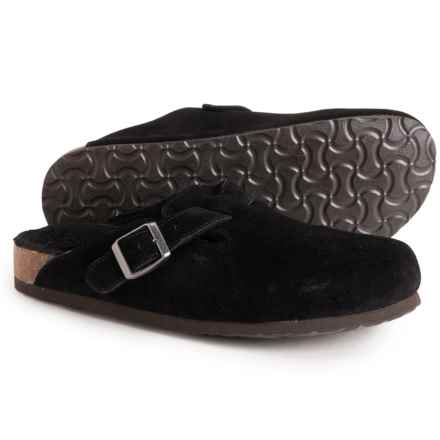 White Mountain Bari Clogs - Suede (For Women) in Black