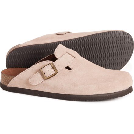 White Mountain Bari Clogs - Suede (For Women) in Taupe