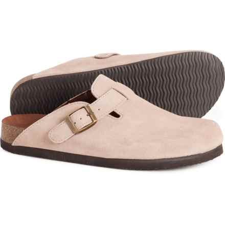 White Mountain Bari Clogs - Suede (For Women) in Taupe