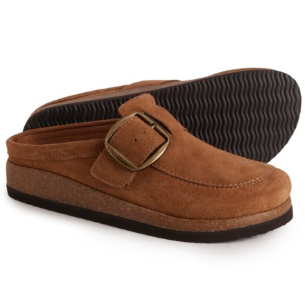 White Mountain Bueno Clogs - Suede (For Women) in Chestnut