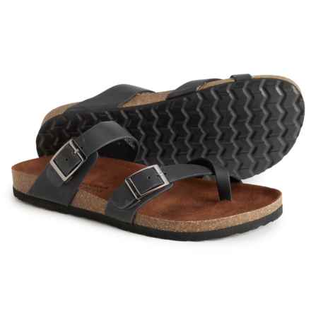 White Mountain Gracie Sandals - Leather (For Women) in Black