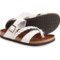 White Mountain Hazy Sandals - Leather (For Women) in White