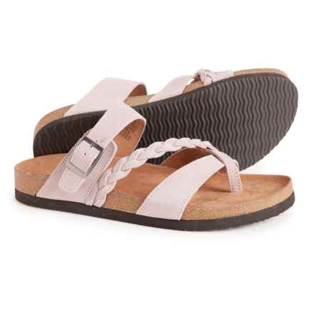 White Mountain Hazy Sandals - Suede (For Women) in Light Lavender
