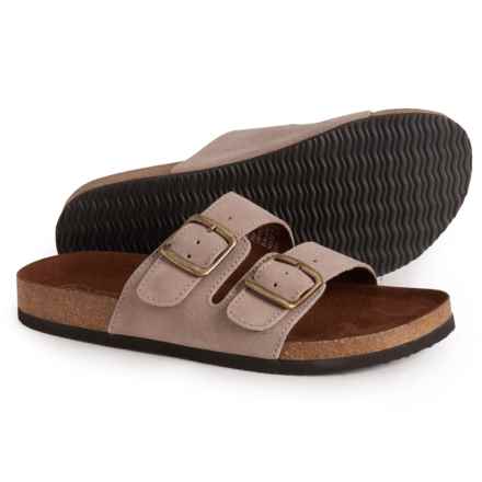 White Mountain Helga Sandals - Leather (For Women) in Lt Taupe