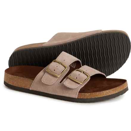 White Mountain Helga Sandals - Suede (For Women) in Light Taupe