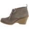 174VH_3 White Mountain Lambert Wedge Ankle Boots - Suede (For Women)