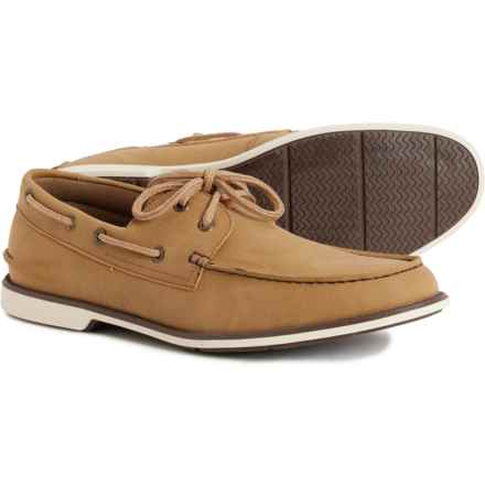 White Mountain Madison Boat Shoes - Leather (For Men) in Caramel