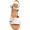 4RRWW_2 White Mountain Simple Wedge Sandals (For Women)
