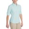 6358A_2 White Sierra Canyon Crest Shirt - UPF 30, Long Roll-Up Sleeve (For Women)