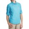 5376T_2 White Sierra Gobi Desert Shirt - UPF 30, Convertible Long Sleeve (For Plus Size Women)